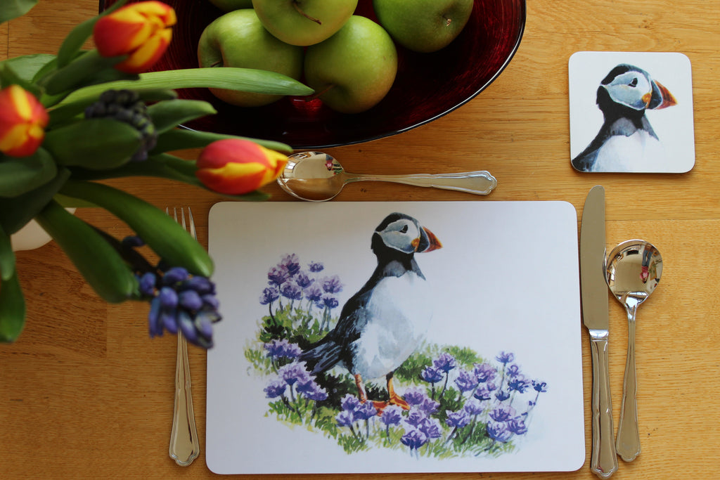 Orkney Storehouse | Puffin Placemat Setting