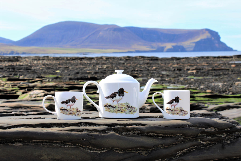 Orkney Storehouse | Oystercatcher Teapot Lifestyle Outdoors 2