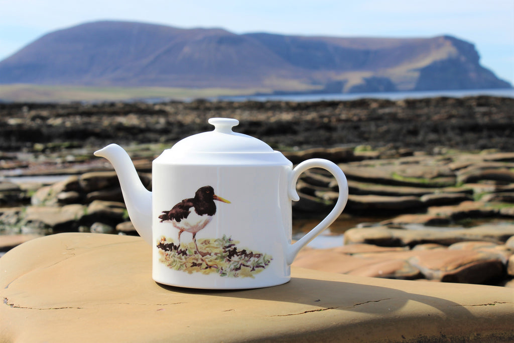 Orkney Storehouse | Oystercatcher Teapot Lifestyle Outdoors 1