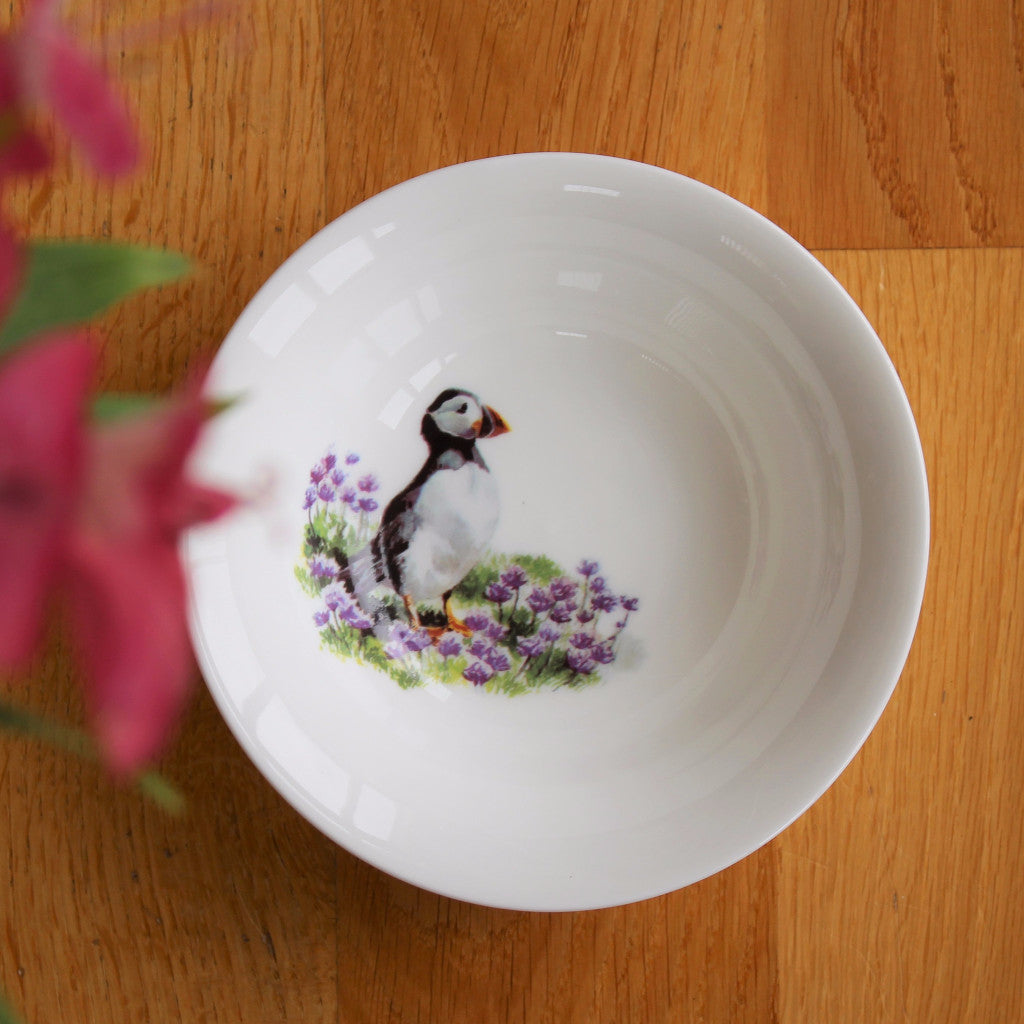 Orkney Storehouse | Puffin Cereal Bowl Lifestyle