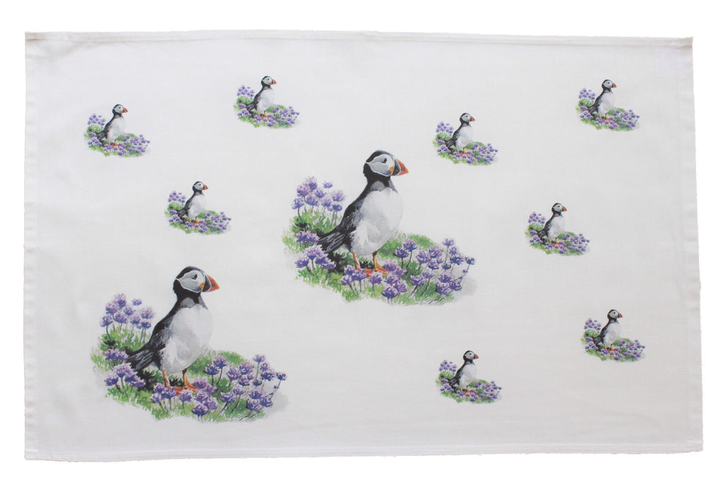 Orkney Storehouse | Puffin Tea Towel Repeating Product