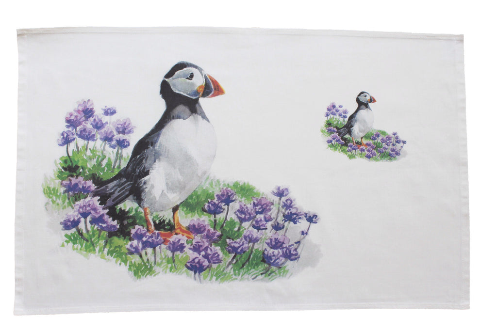 Orkney Storehouse | Puffin Tea Towel Feature Product