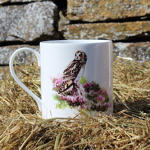 Orkney Storehouse | Short-eared Owl Mug Lifestyle