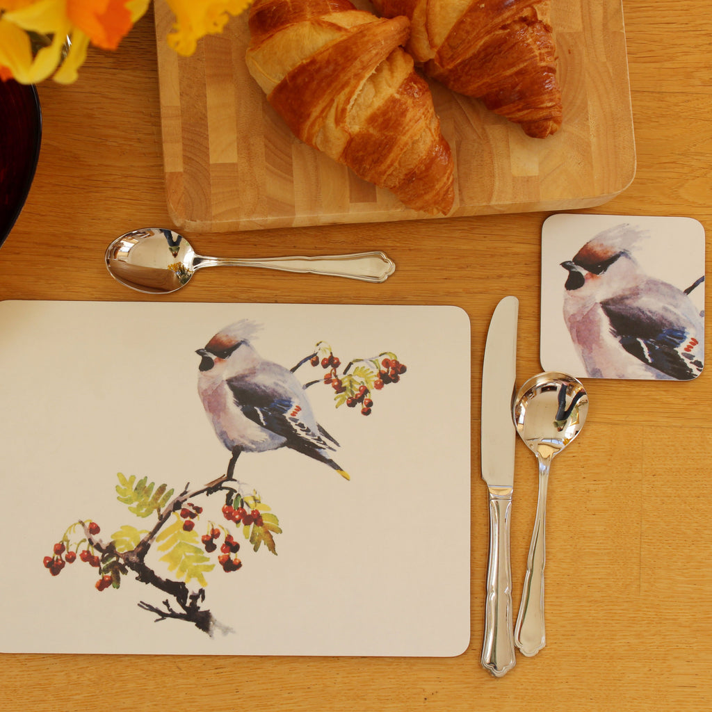 Orkney Storehouse | Waxwing Coaster Setting