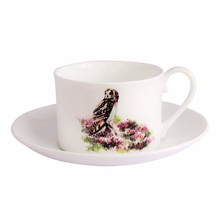 Orkney Storehouse | Short-eared Owl Teacup and Saucer Product